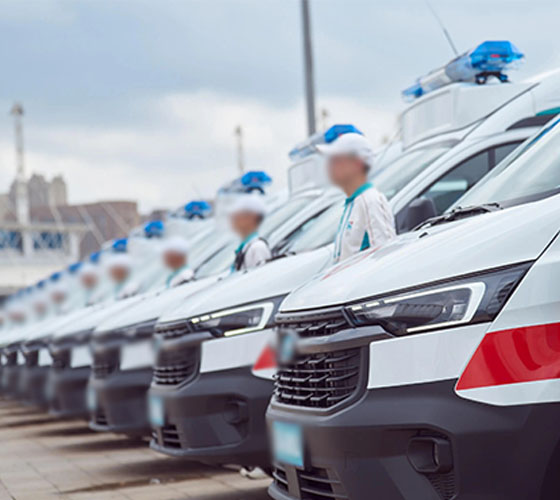 泸定县服务车队展示